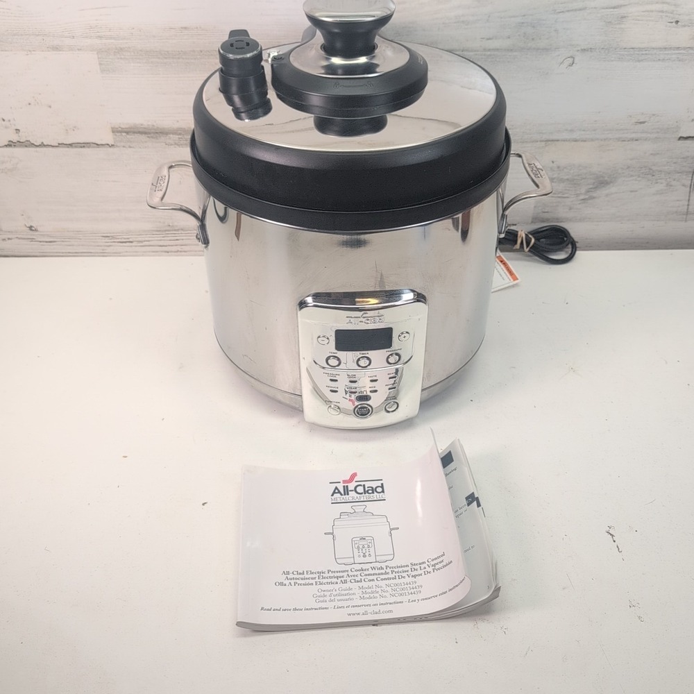 All-Clad SERIE EPC08 Electric Pressure Cooker Stainless Steel 6 Quart